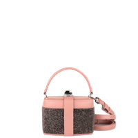 IVY 14 MINI - CRISTAUX AUBERGINE ET VEAU VIEUX ROSE