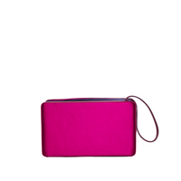 LISA 18 - SATIN ET VEAU FUCHSIA