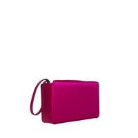 LISA 18 - SATIN ET VEAU FUCHSIA