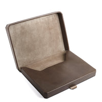 PORTE DOCUMENT - VEAU MARRON
