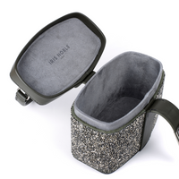 IVY 14 MINI - CRISTAUX SILVER ET VEAU KAKI