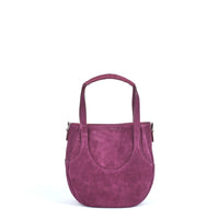 EJIAH 17 - SUEDE ET AUTRUCHE AUBERGINE uniquement sur commande