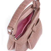 LESLIE 18 - CROCODILE GRIS ÉLÉPHANT
