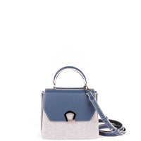 IRIS 18 - TOILE MARINE ET VEAU BLEU PETROLE
