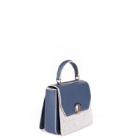 IRIS 18 - TOILE MARINE ET VEAU BLEU PETROLE