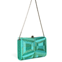 MINAL 18 - CRISTAUX TRAPEZE TURQUOISE