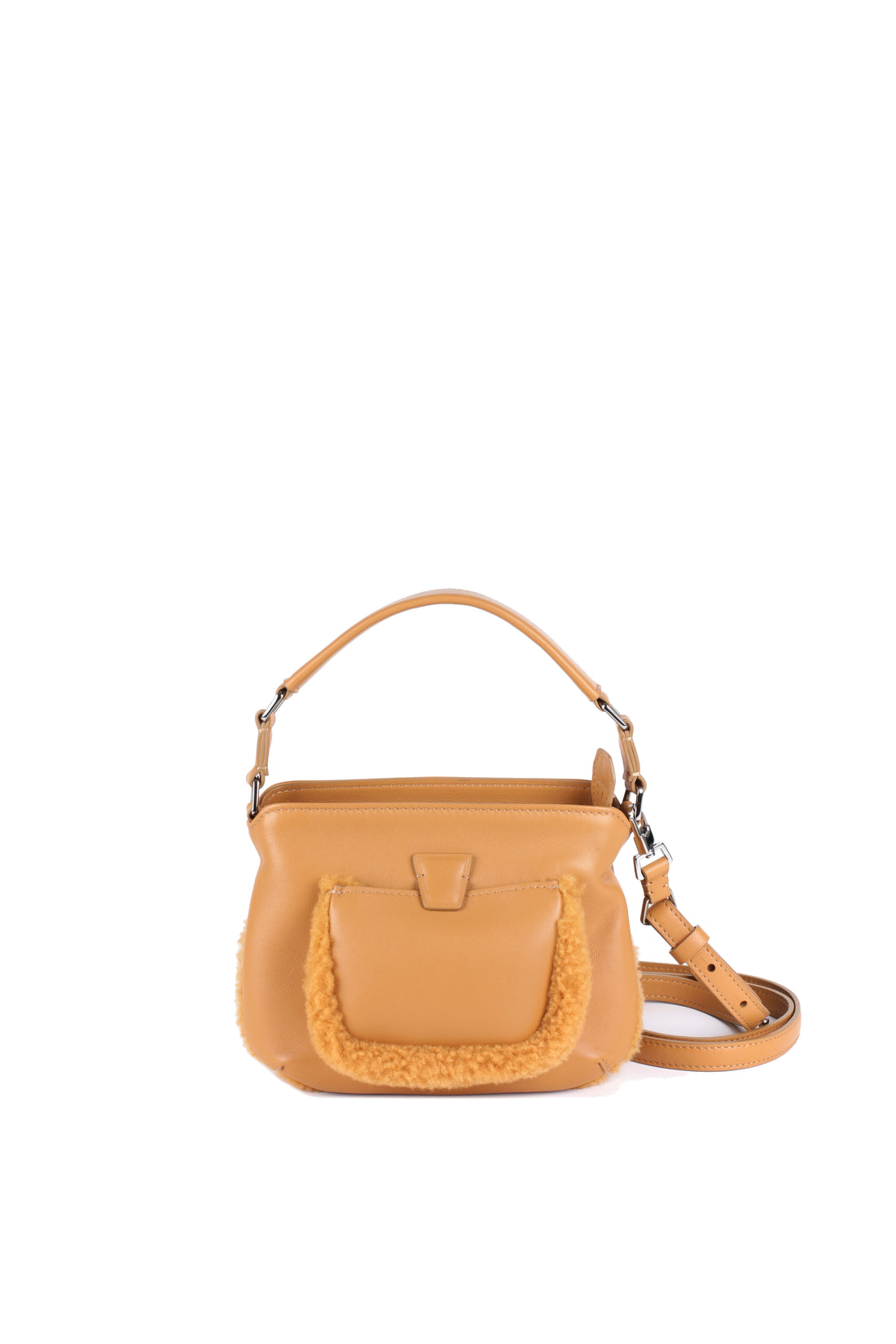 LESLIE 18 - SHEARLING ET VEAU CAMEL