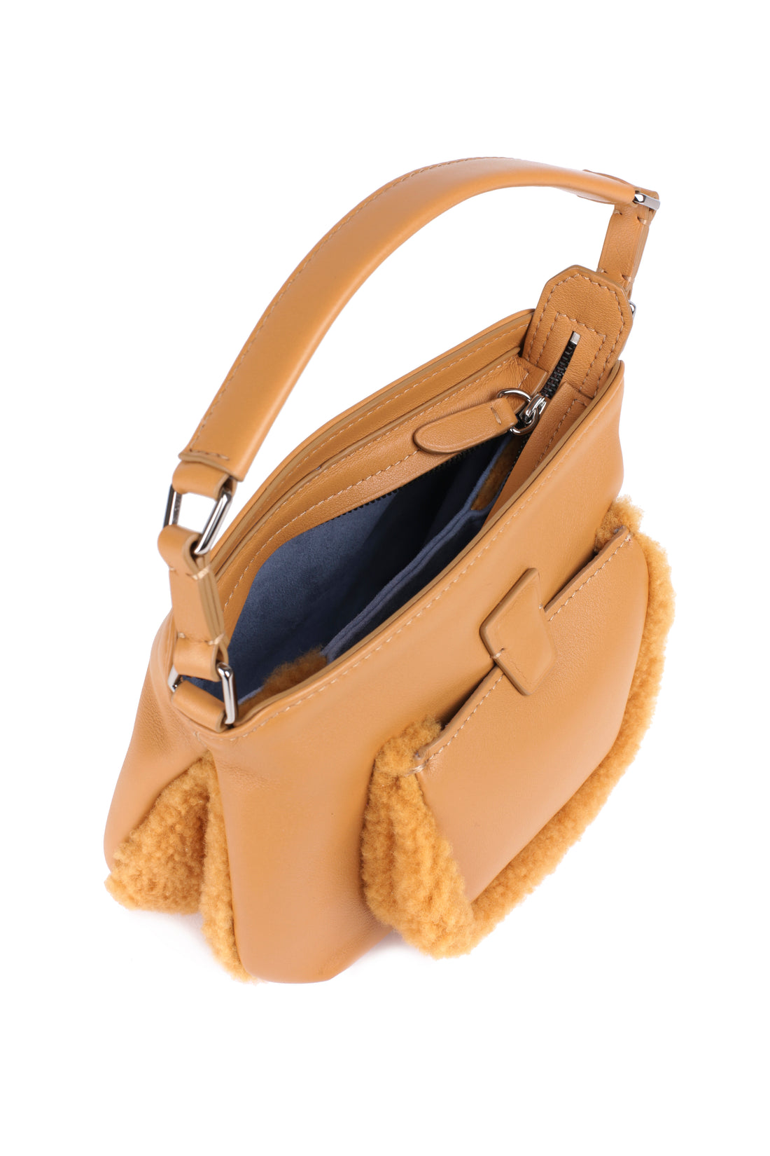 LESLIE 18 - SHEARLING ET VEAU CAMEL