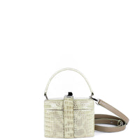 IVY 14 MINI - CROCODILE VERT AMANDE