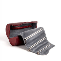 BOITE A BIJOUX - VEAU BORDEAUX