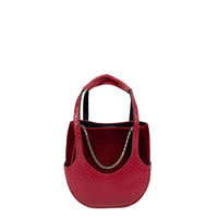 EJIAH 17 DUETTO - PYTHON ET VELOURS BORDEAUX