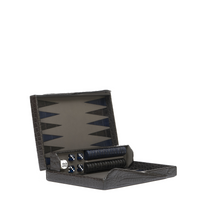 BACKGAMMON - CROCODILE BLEU ET GRIS
