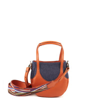 EJIAH 17 - DENIM VEAU ORANGE BRÛLÉ