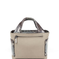 KAYLA 26 - SUEDE - TAUPE / PYTHON - MULTI