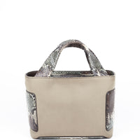KAYLA 26 - SUEDE - TAUPE / PYTHON - MULTI