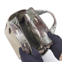KAYLA 26 - SUEDE - TAUPE / PYTHON - MULTI