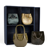 EJIAH 17 DUETTO - VEAU ET PYTHON KAKI