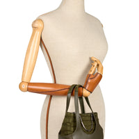 EJIAH 17 DUETTO - CROCODILE ET VEAU KAKI