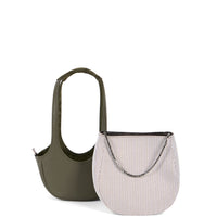 EJIAH 17 DUETTO - VEAU KAKI ET TOILE MARINE