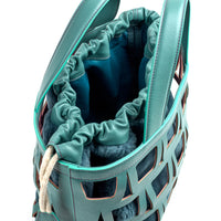 KAYLA TOTE 33 - VEAU ET SHEARLING CELADON