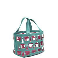 KAYLA TOTE 33 - VEAU ET SHEARLING CELADON