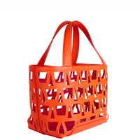 KAYLA TOTE 43 - VEAU ORANGE