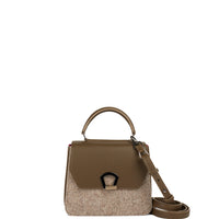 IRIS 18 - LAINE FEUTREE GREGE ET VEAU VERT MILITAIRE