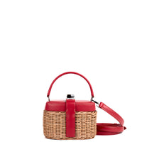 IVY 14 MINI - OSIER NATUREL ET VEAU ROUGE INDIEN