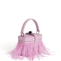 IVY 14 MINI - AUTRUCHE LILA ET PLUME AZALEE