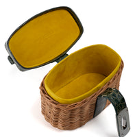 IVY 14 MINI - OSIER ET CROCODILE VERT VIEILLI