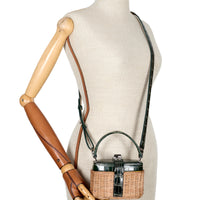 IVY 14 MINI - OSIER ET CROCODILE VERT VIEILLI