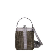 IVY 14 - OSIER NOIR ET CROCODILE GRIS