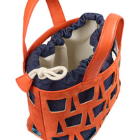 KAYLA TOTE 33 - SUEDE ET DENIM