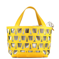 KAYLA TOTE 43 - VEAU TOURNESOL TOILE ECRU