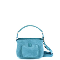 LESLIE 18 - SUEDE ET AUTRUCHE COLVERT