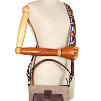 LESLIE 25 - LAINE FEUTREE ET VEAU CHOCOLAT