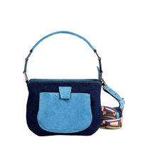 LESLIE 25 - DENIM ET SUEDE BLEU WATTEAU