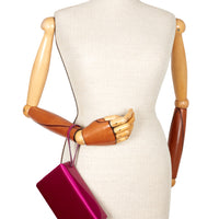 LISA 18 - SATIN ET VEAU FUCHSIA