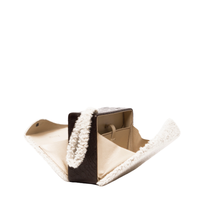 LISA 19 - SHEARLING BEIGE ET CROCODILE CAFE