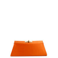 MINAL 22 - SATIN ET CROCODILE ORANGE TANGO
