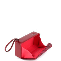 LISA 18 - CRISTAUX RUBY ET VEAU BORDEAUX