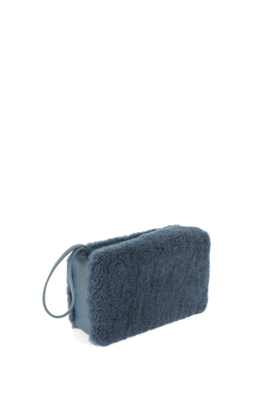 LISA 18 - SHEARLING ET VEAU BLEU