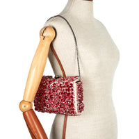 MINAL 18 - CRISTAUX ET SATIN ROSE BALLERINE uniquement sur commande