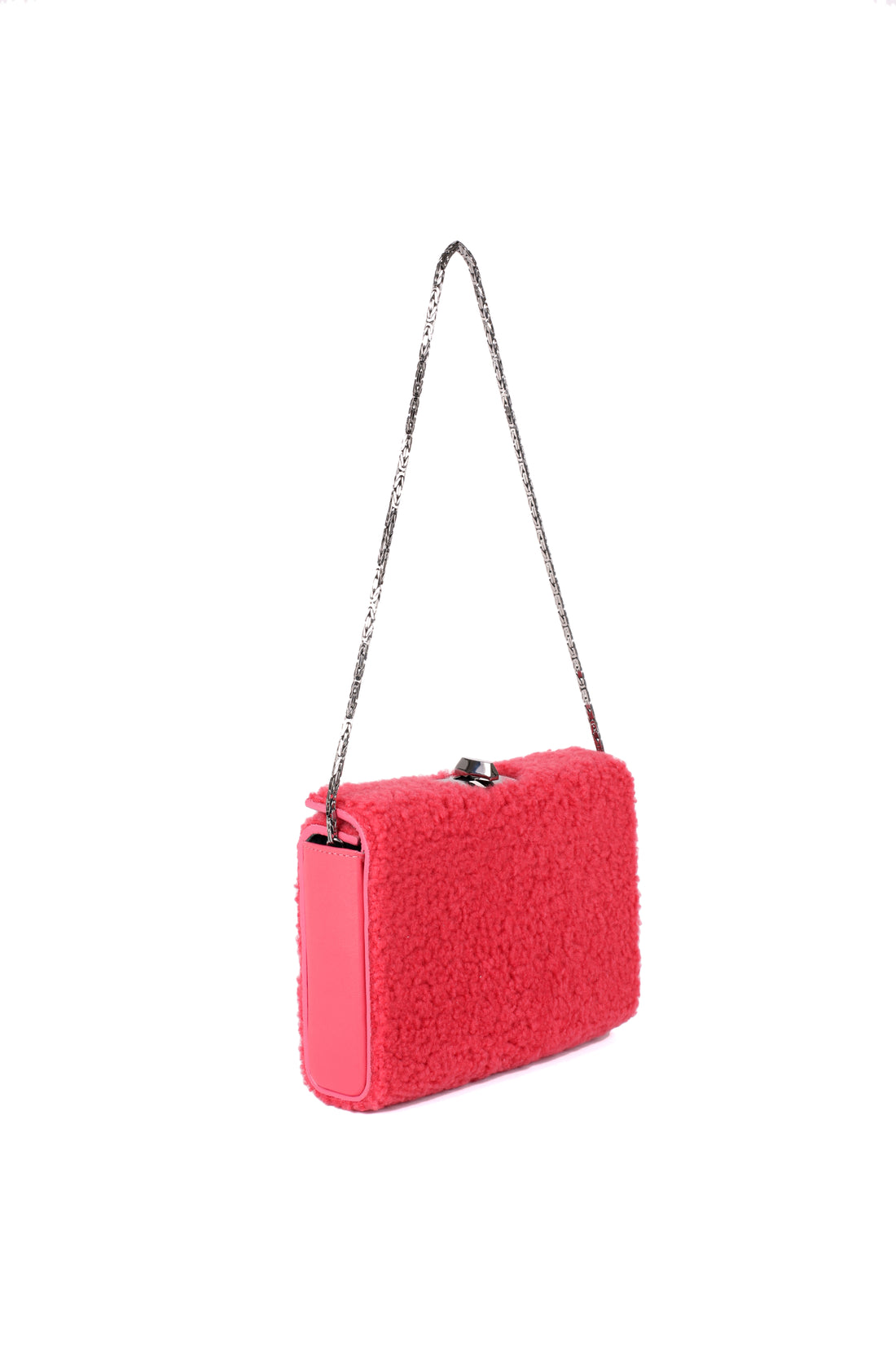 MINAL 18 - SHEARLING ET VEAU FRAMBOISE