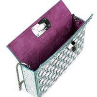 MINAL 18 - CRISTAUX ET SATIN MENTHE uniquement sur commande