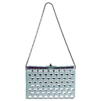 MINAL 18 - CRISTAUX ET SATIN MENTHE uniquement sur commande