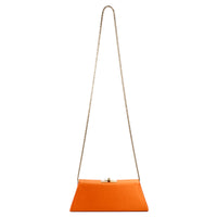 MINAL 22 - SATIN ET CROCODILE ORANGE TANGO