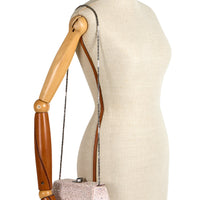 MINAL 22 - CRISTAUX SWAROVSKI® ET CABOCHON ROSE DE LIN