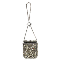 MINAL 9 -CRISTAUX ET SATIN GRAPHITE uniquement sur commande