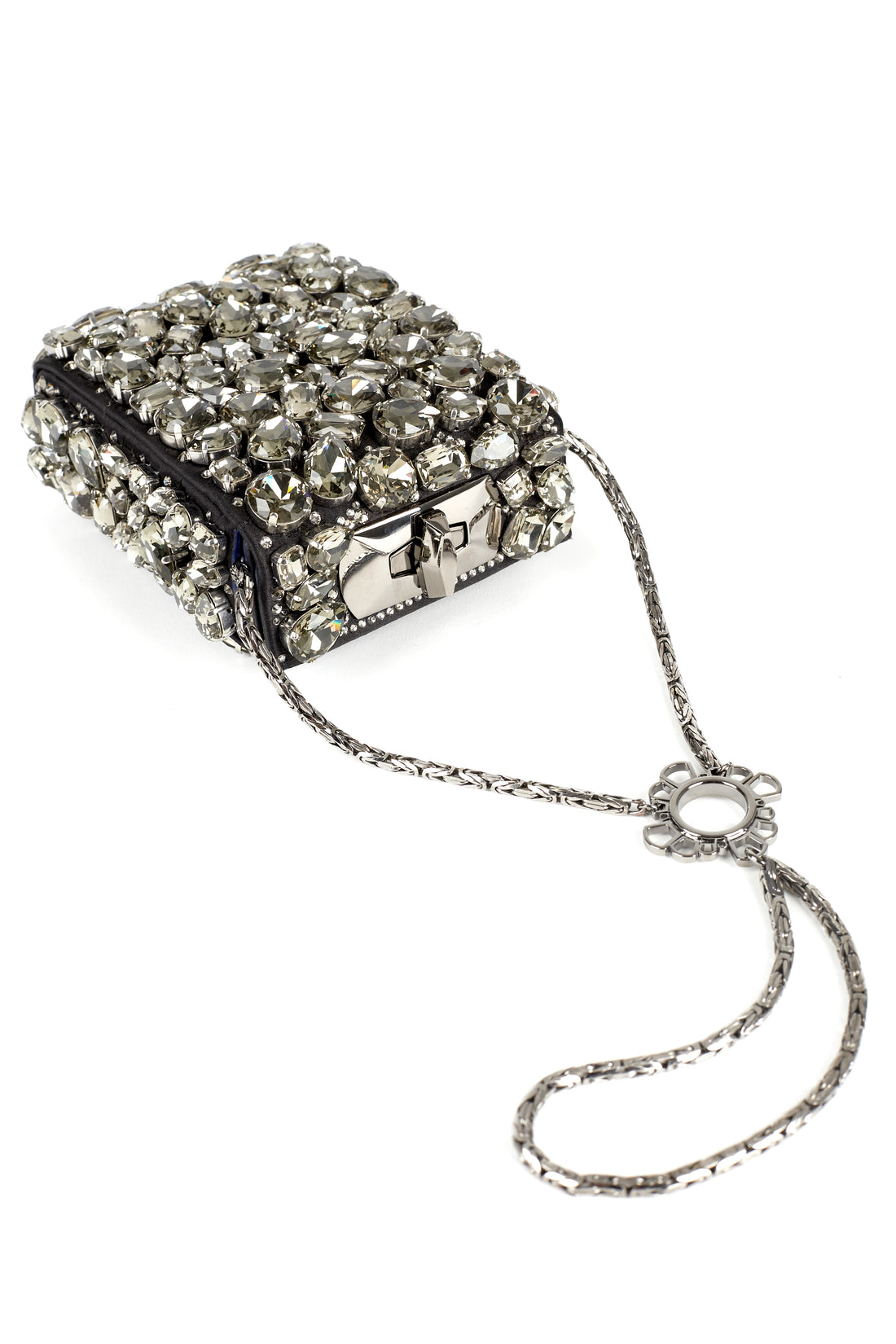 MINAL 9 -CRISTAUX ET SATIN GRAPHITE uniquement sur commande